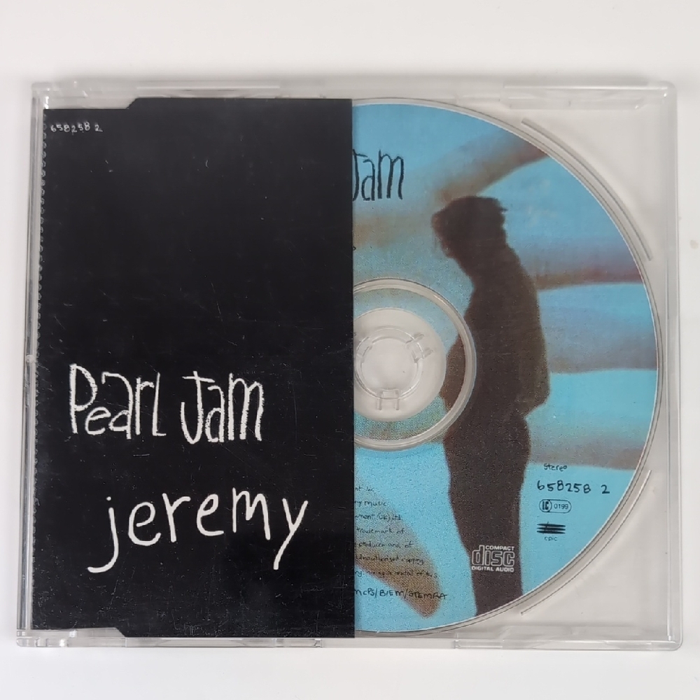 Pearl Jam JEREMY UK Picture Disc CD Single/Yellow Ledbetter+Alive RARE Import